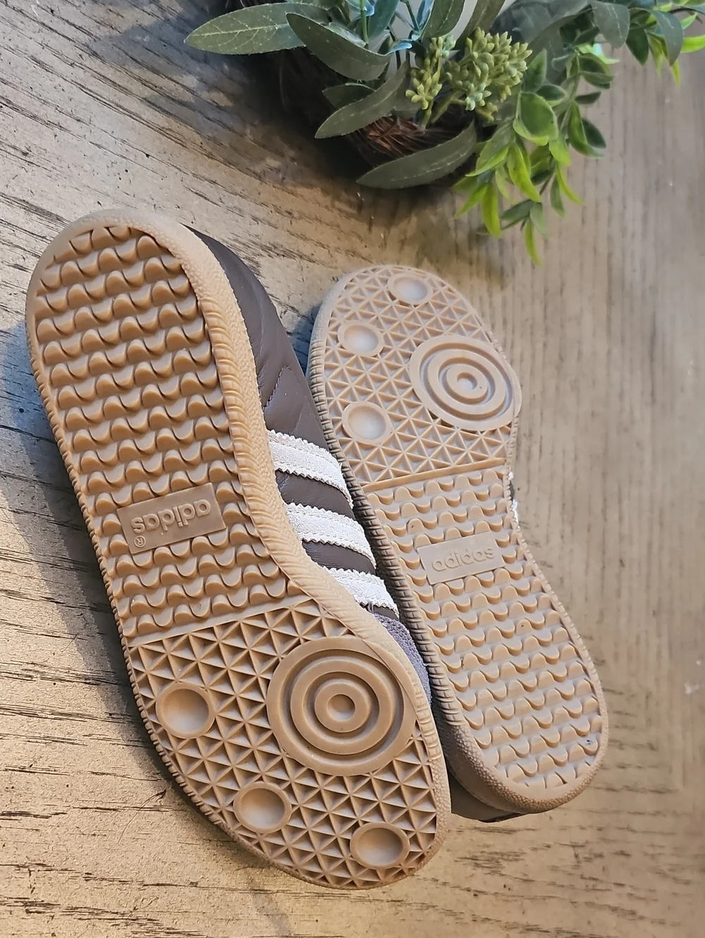 Brown Adidas Samba Size 4.5